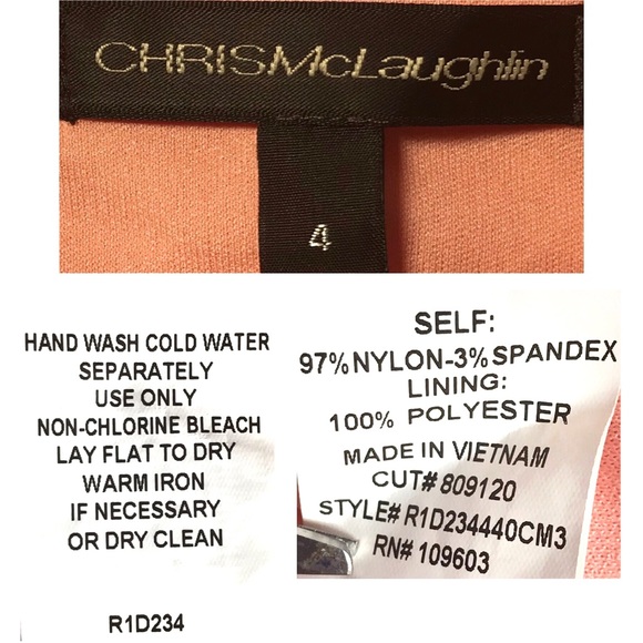 3/$10 Chris McLaughlin Dress 4 Empire Lace - Picture 9 of 9